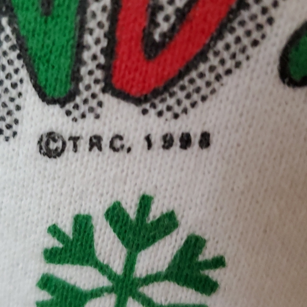 VTG white sweater XL, "What part of no don't you understand?" - Picture 2 of 12